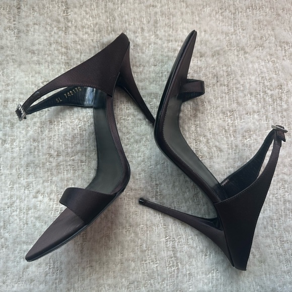 Saint Laurent Dive Open Toe Mules - Picture 7 of 12